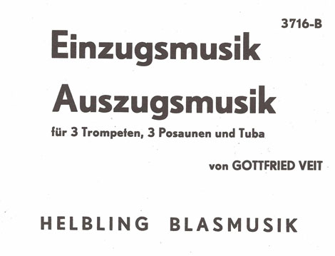 Einzugsmusik und Auszugsmusik (1976)