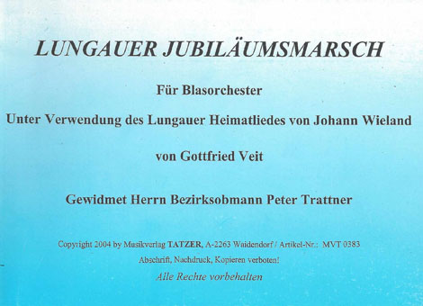 Lungauer Jubiläusmarsch (2004)