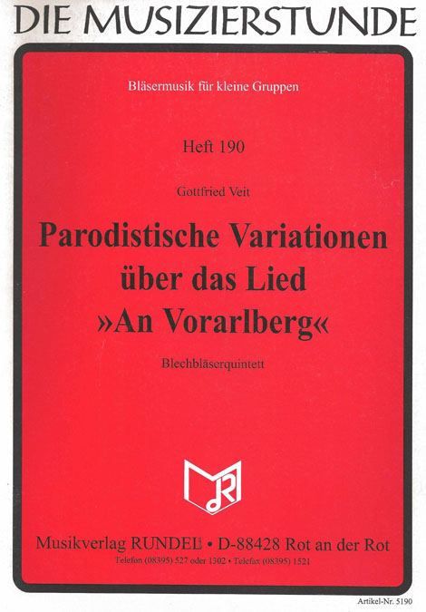 Parodistische Variationen über das Lied An Vorarlberg (1996)