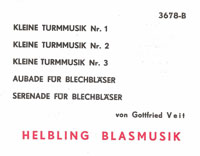 Kleine Turmmusik Nr. I-II-III (1974)