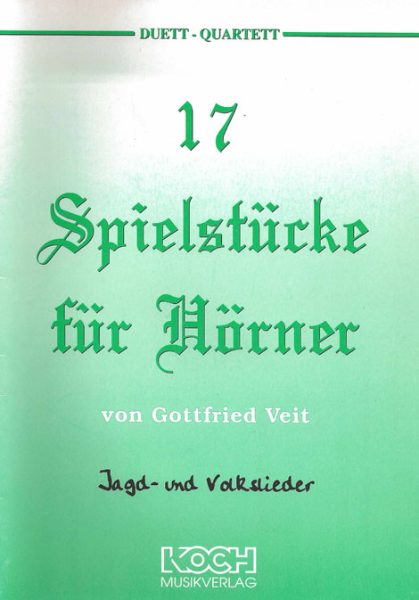 Spielstücke für ein, zwei, drei und vier Hörner (1996)