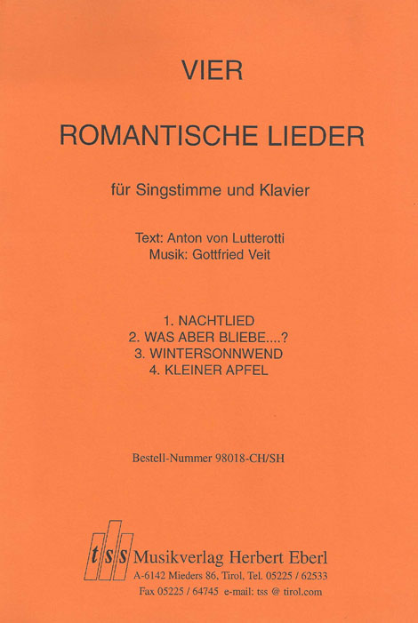 Vier romantische Lieder (1999)