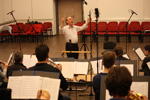 Gottfried Veit bei der CD-Einspielung mit der Sächsischen Bläserphilharmonie